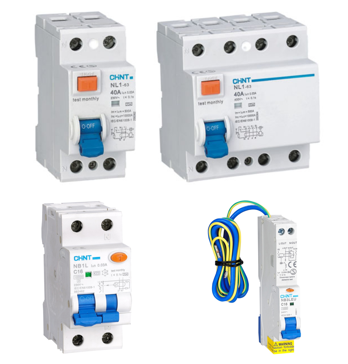 کلید محافظ جان چینت سری NL1 ، NB1L و NB3LEU